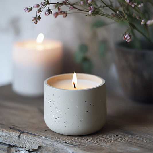 How I Whiten Gray Cement All for My Concrete Candle Vessels - Zyndl