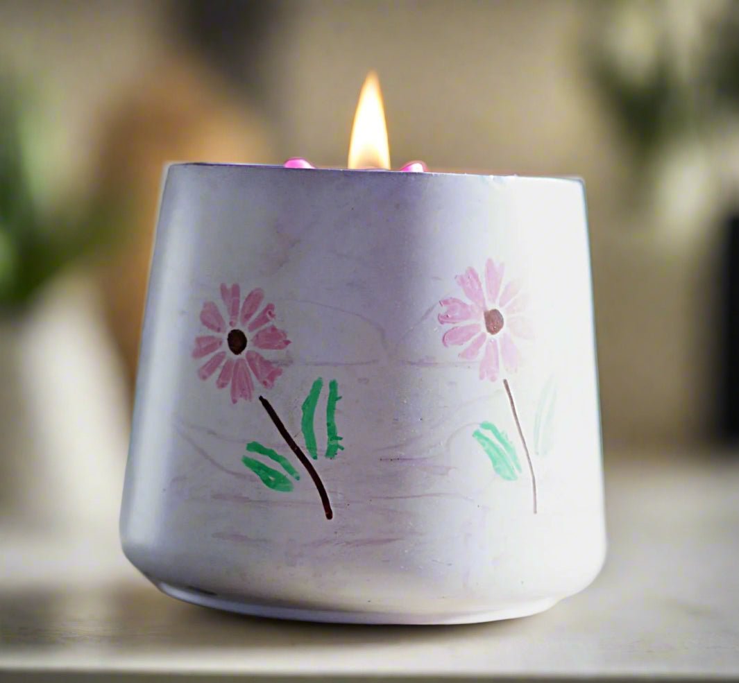 5oz Coconut Wax Candles, Lavender And Vetiver Scented Aromatherapy Candles - ZyndlCandles