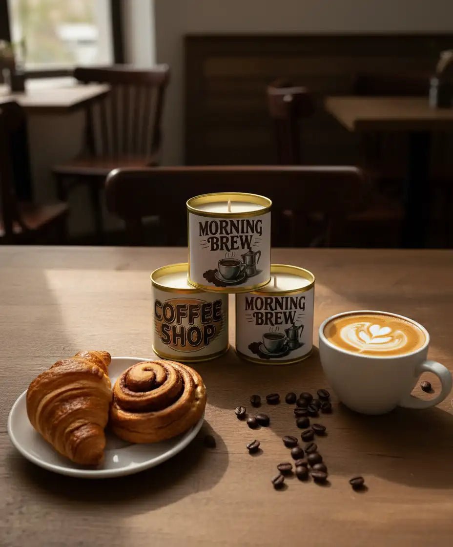 Coffee Scented Candles - 7.5 oz Coconut soy wax candles - ZyndlCandles