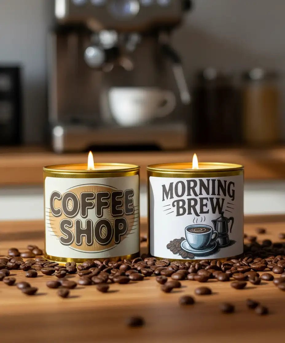 Coffee Scented Candles - 7.5 oz Coconut soy wax candles - ZyndlCandles