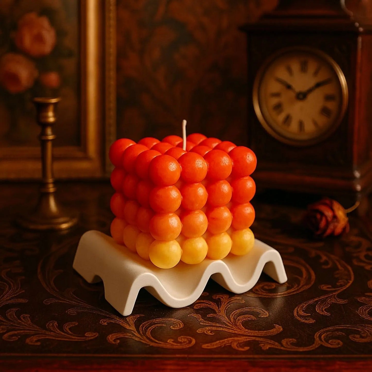 Colorful Pillar Candle | bubble pillar candles - ZyndlCandles