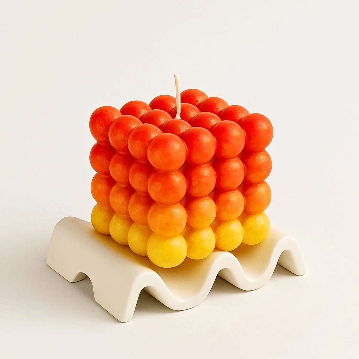 Colorful Pillar Candle | bubble pillar candles - ZyndlCandles