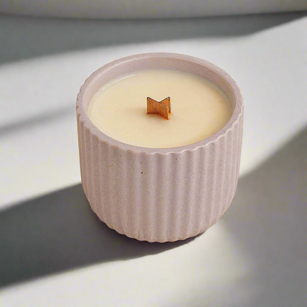 Feminine Candle in Pastel Purple Jar | 8 oz Coconut Wax - ZyndlCandles