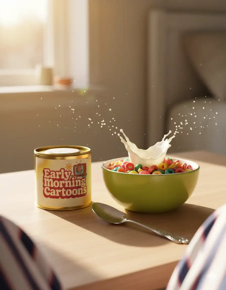 Fruit Loop Scented Candle - Early Morning Cartoons - ZyndlCandles