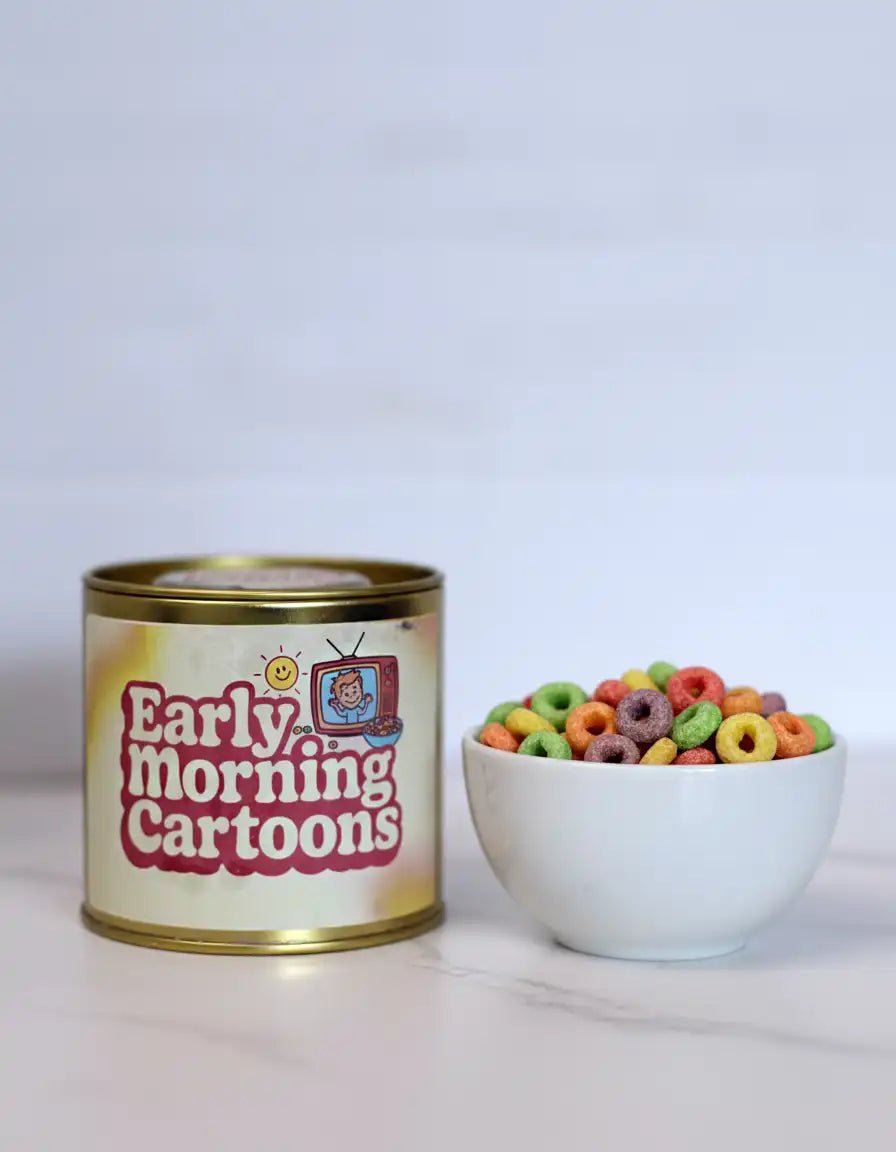 Fruit Loop Scented Candle - Early Morning Cartoons - ZyndlCandles
