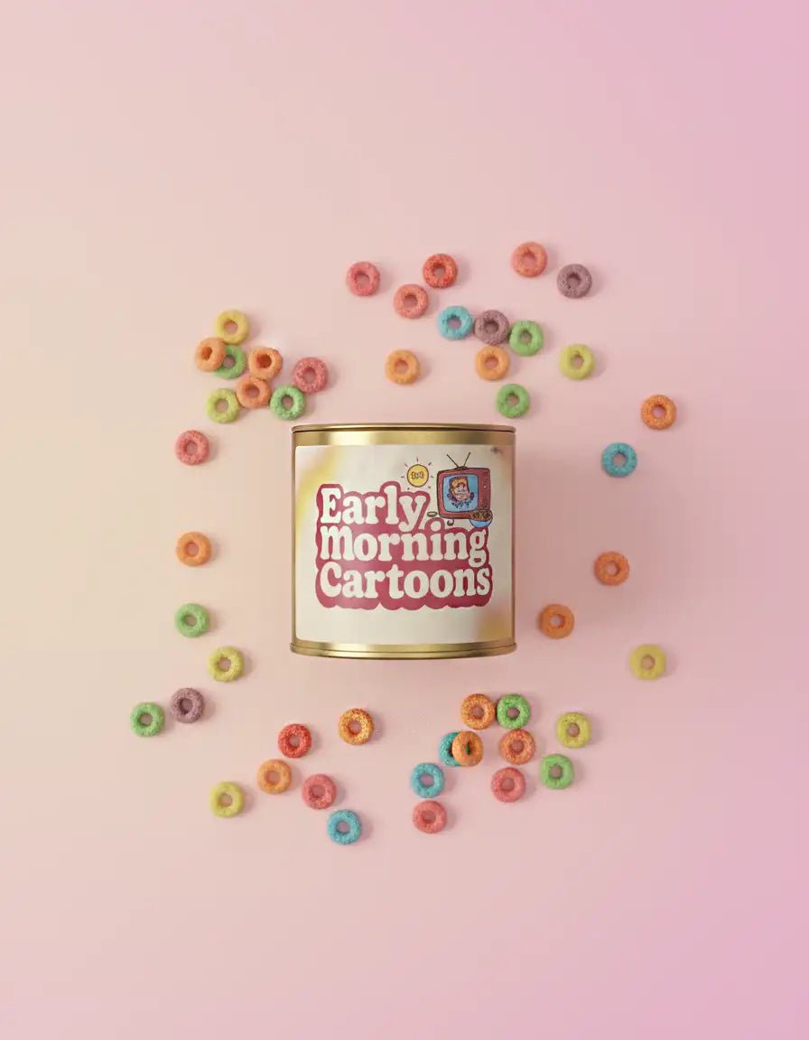 Fruit Loop Scented Candle - Early Morning Cartoons - ZyndlCandles