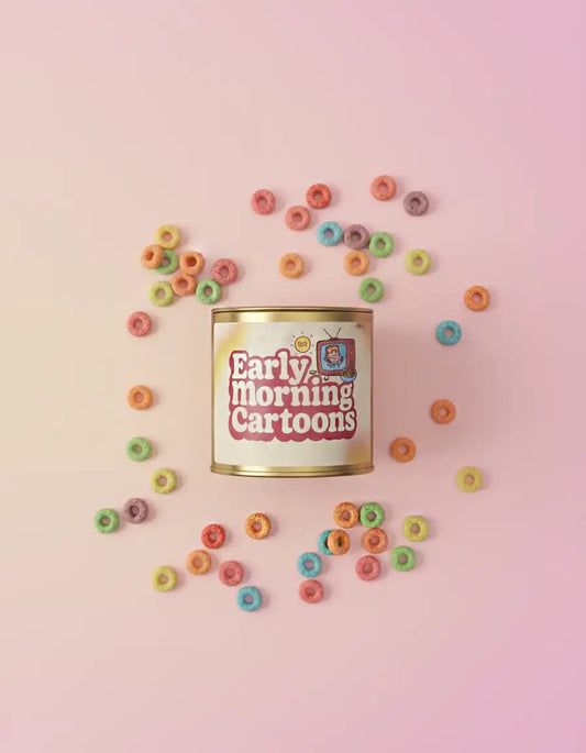 Fruit Loop Scented Candle - Early Morning Cartoons - ZyndlCandles