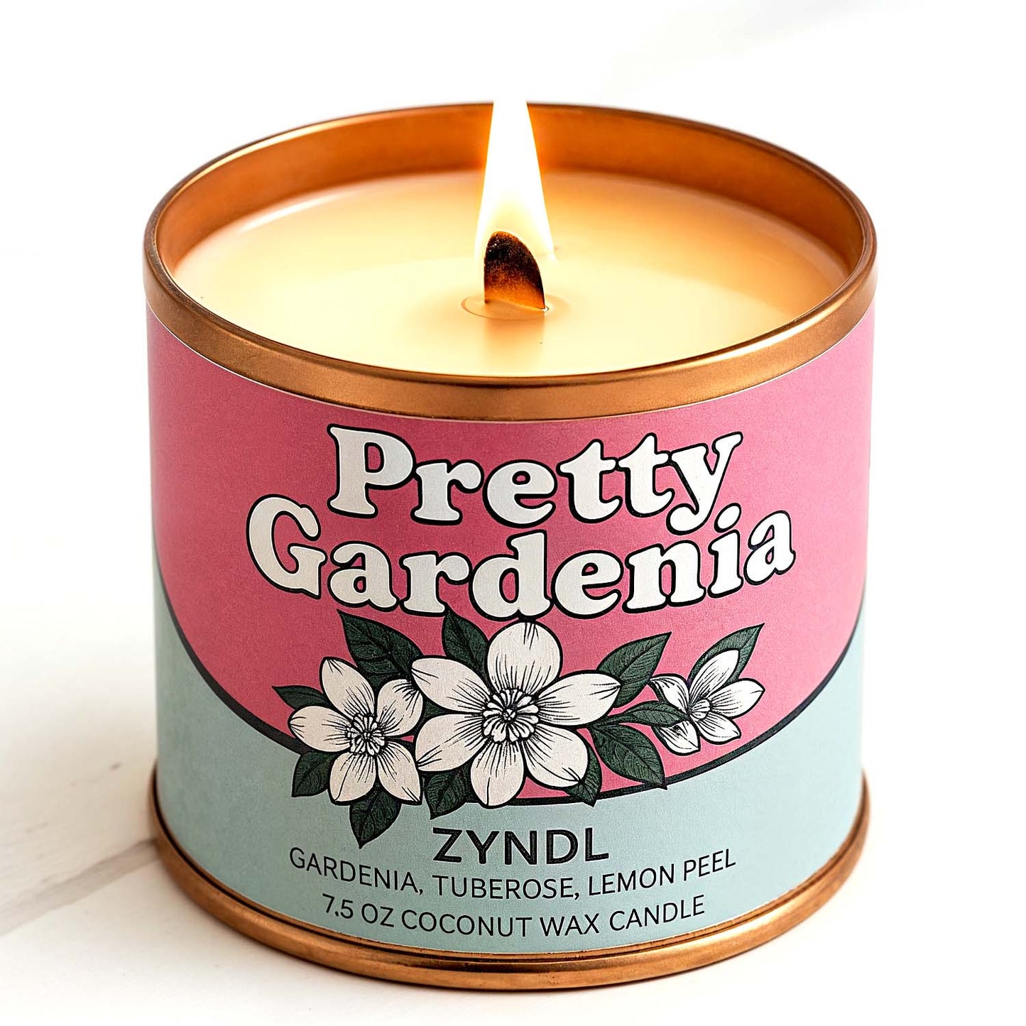 Gardenia & Tuberose Scented Candle - ZyndlCandles