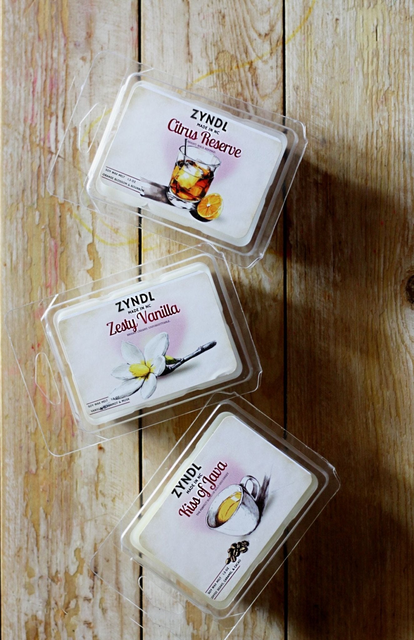 Handmade Citrus Orange Wax Melt | 3 oz Soy Wax Melt - ZyndlMelts