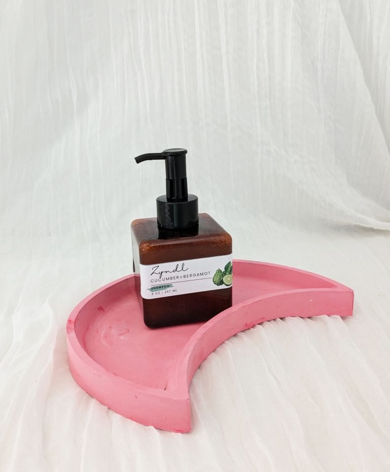 Handmade Half Moon Gypsum Tray – Crescent Concrete Tray - ZyndlGypsum Trays