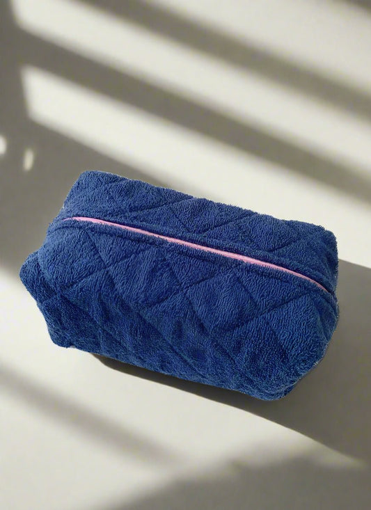 Large Terry Cloth Makeup Bag - ZyndlBeauty Accessories