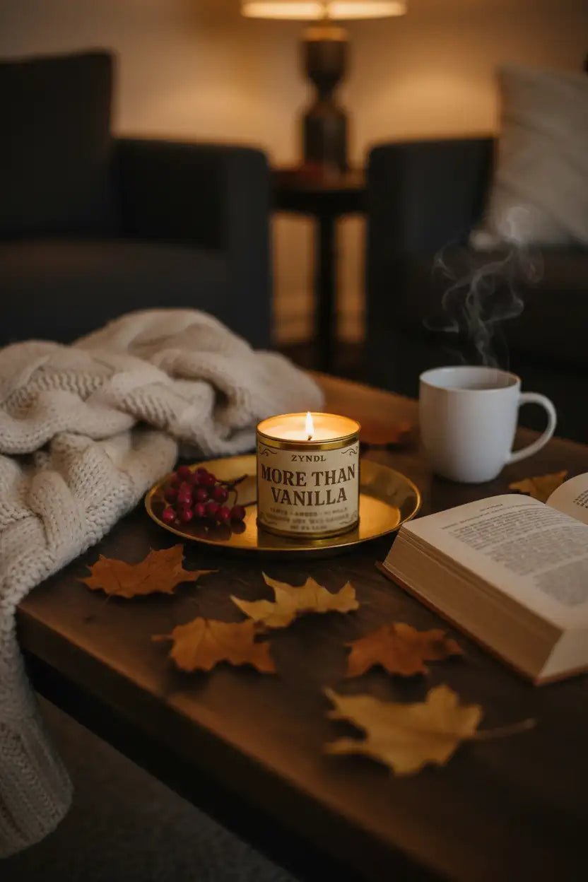 More Than Vanilla Scented Candle - ZyndlFall Candles
