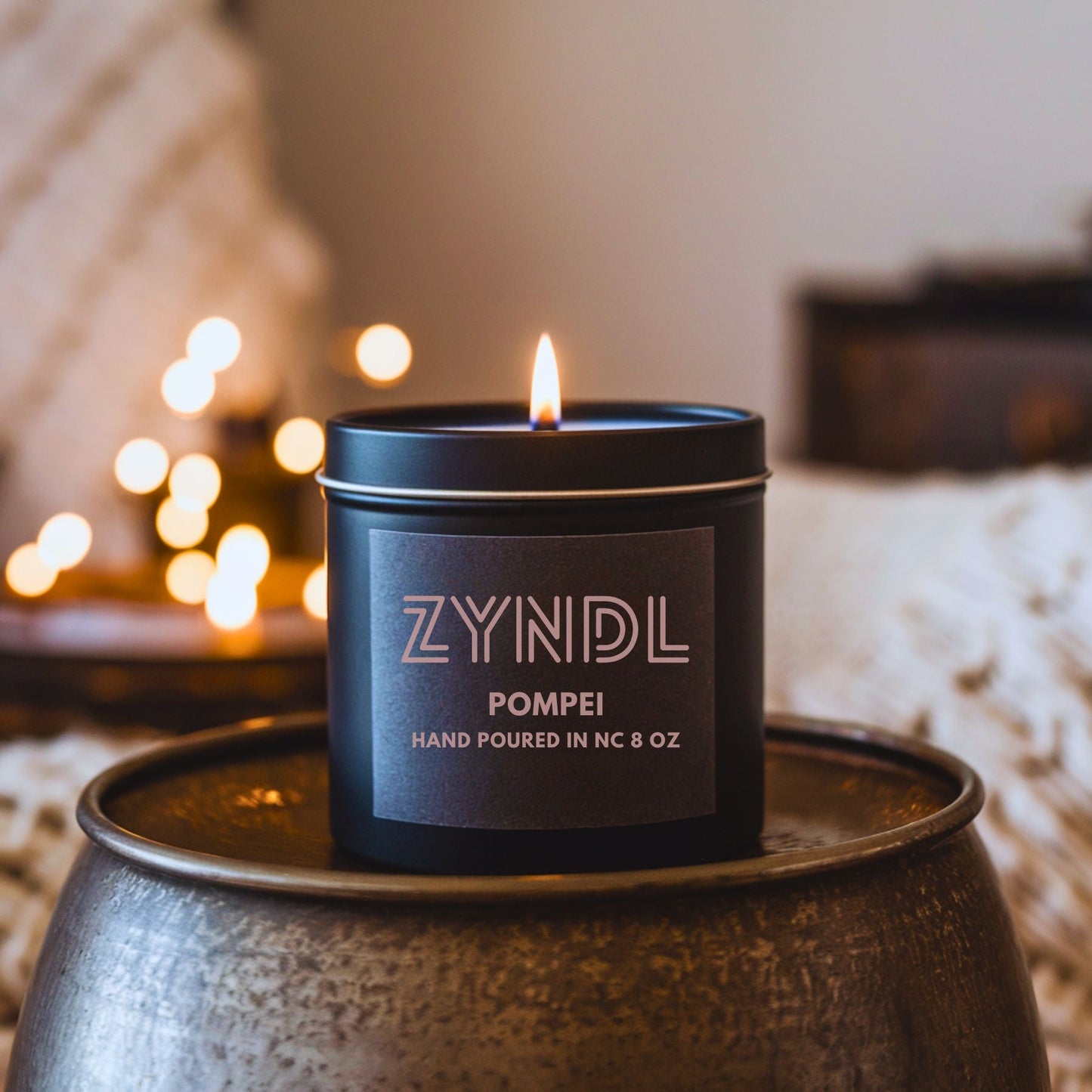 Moss Scented Candle - ZYNDL POMPEI | Hand - Poured Coconut Wax Vegan Candle - ZyndlCandles