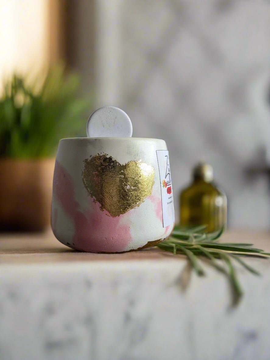 Pink Grapefruit + Sugar Handmade Candle - ZyndlCandles