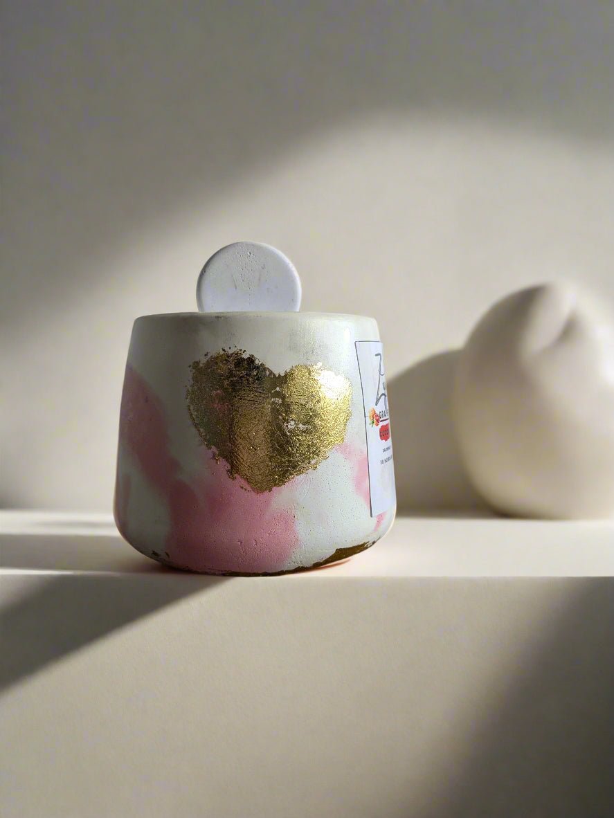 Pink Grapefruit + Sugar Handmade Candle - ZyndlCandles