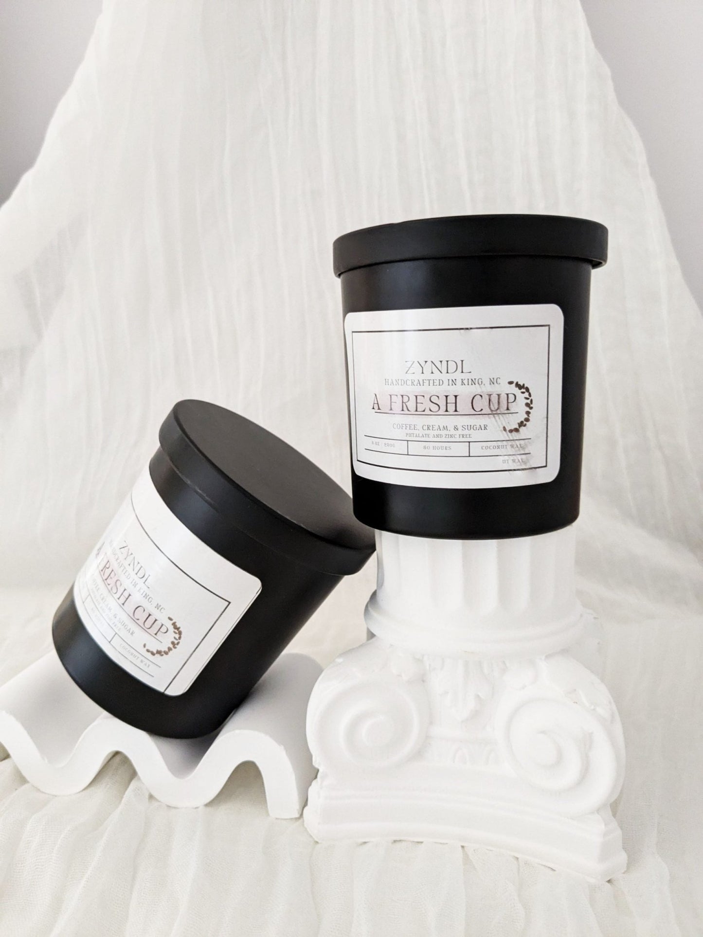 Premium Hand - Poured Coffee Scented Candle Collection - ZyndlCandles