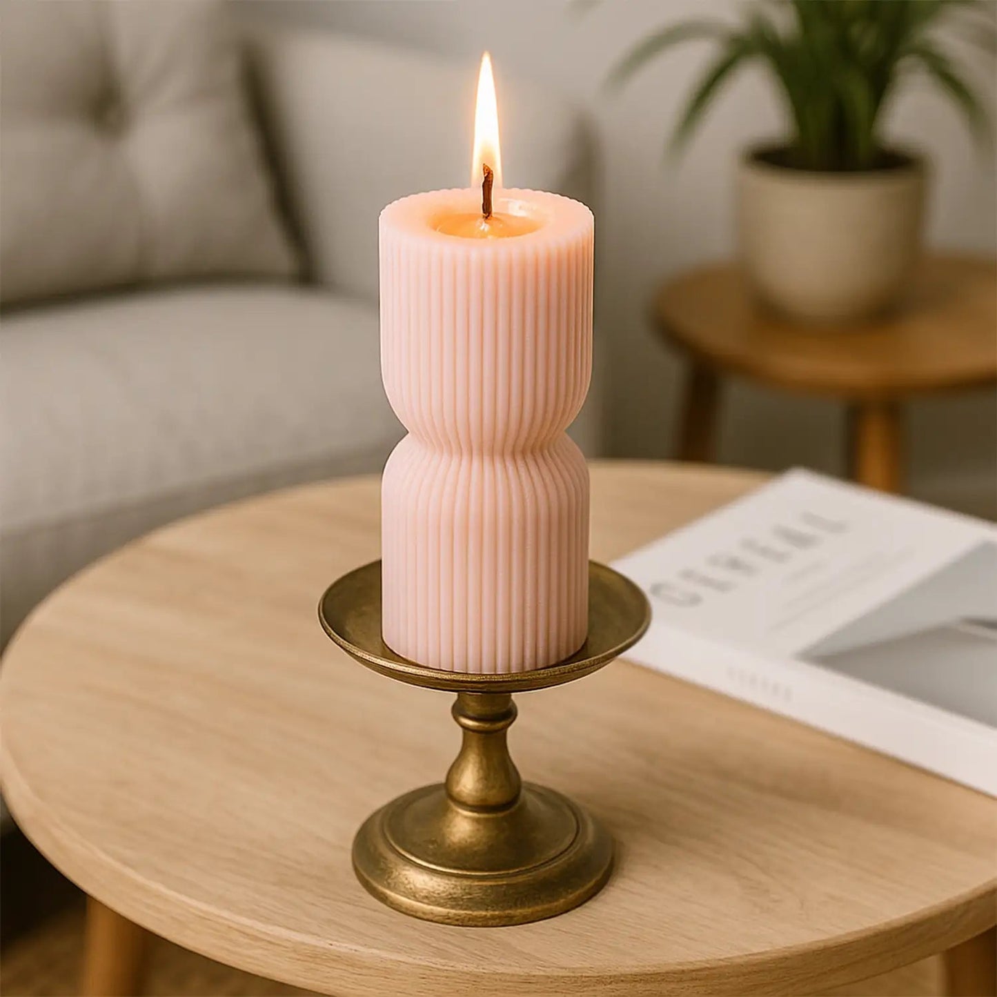 Pretty Pillar Candles | Modern Decorative Candles - ZyndlCandles