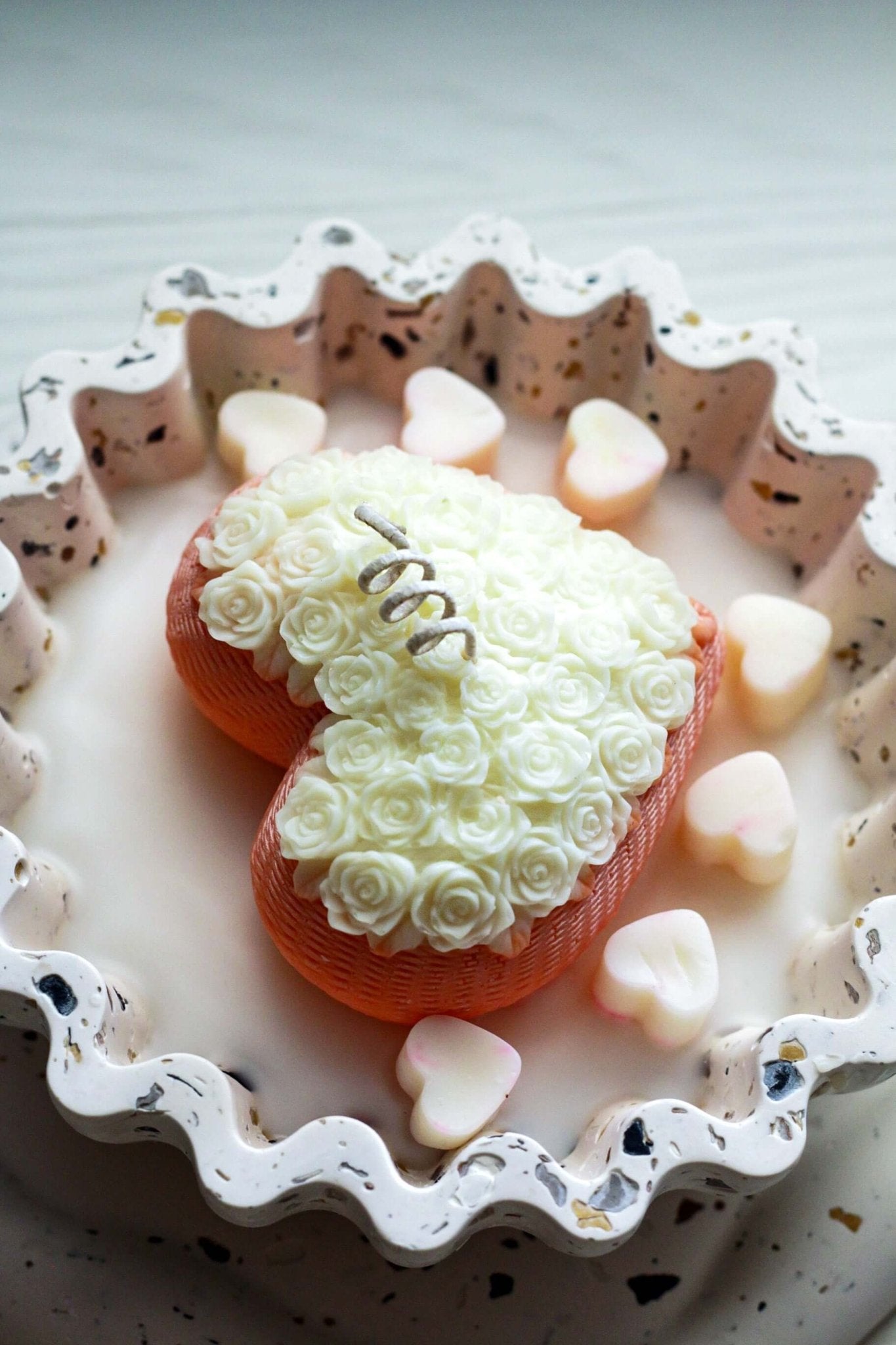 Romantic Heart Candle |6 oz Handmade Candle - ZyndlCandles