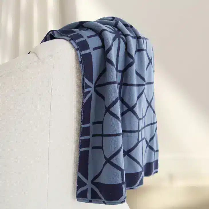Simone Lightweight Cotton Blanket – Reversible Cotton Blanket - ZyndlHome Decor