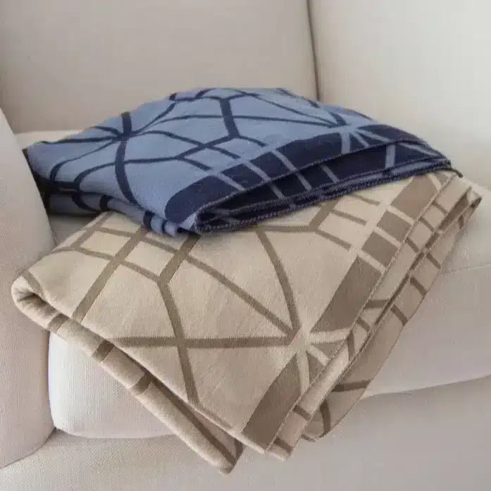 Simone Lightweight Cotton Blanket – Reversible Cotton Blanket - ZyndlHome Decor