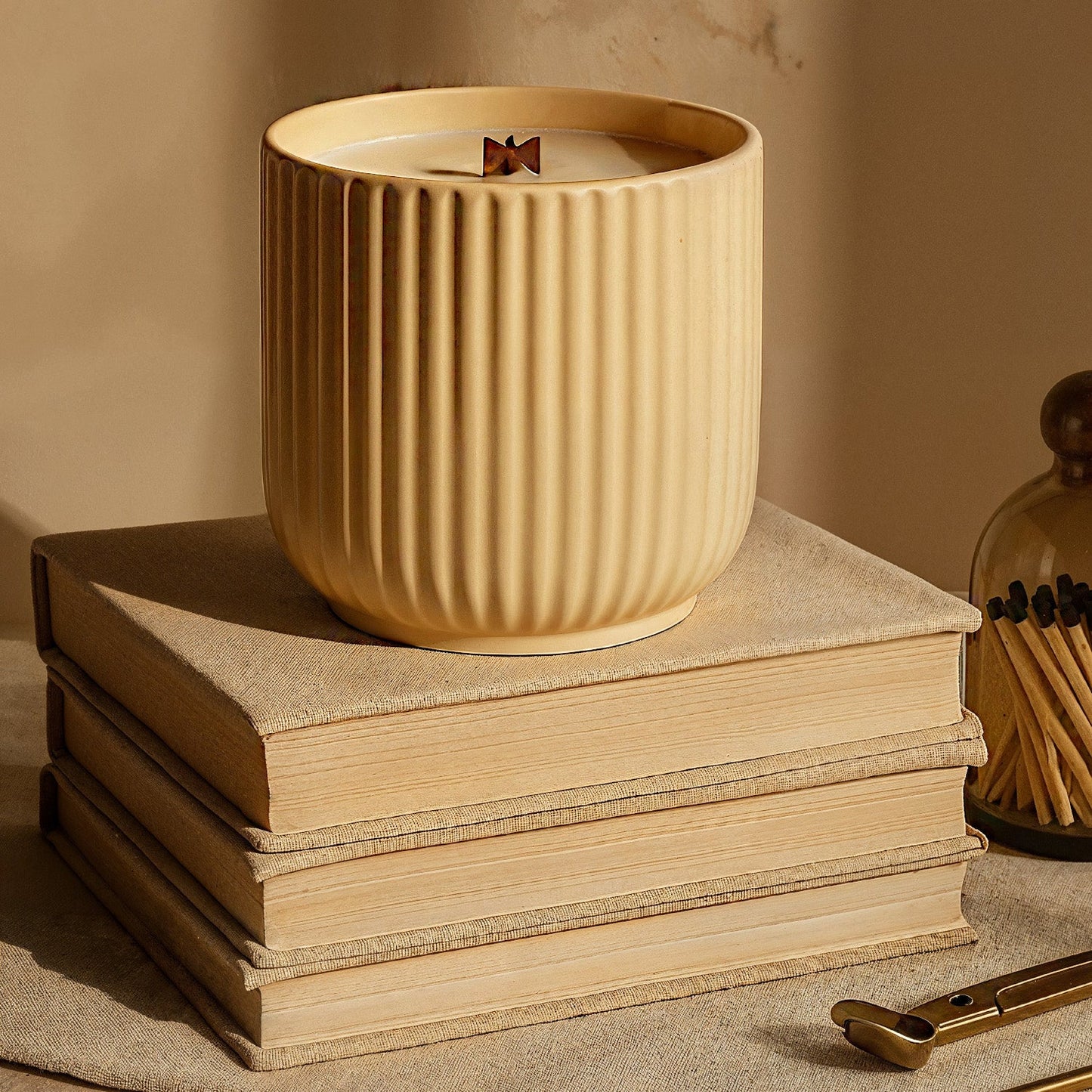 Wood Wick Coconut Wax Candles - Handmade 8 Oz Natural Wax Candles - ZyndlCandles