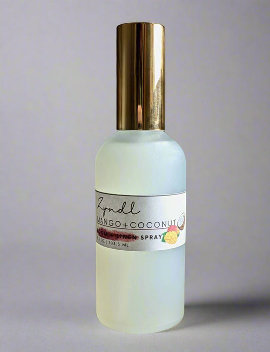 Zyndl Mango Coconut Room Spray – Tropical Scent linen spray - ZyndlRoom Sprays