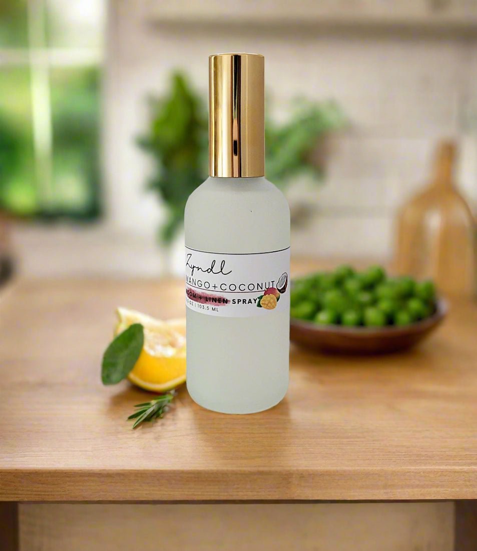 Zyndl Mango Coconut Room Spray – Tropical Scent linen spray - ZyndlRoom Sprays