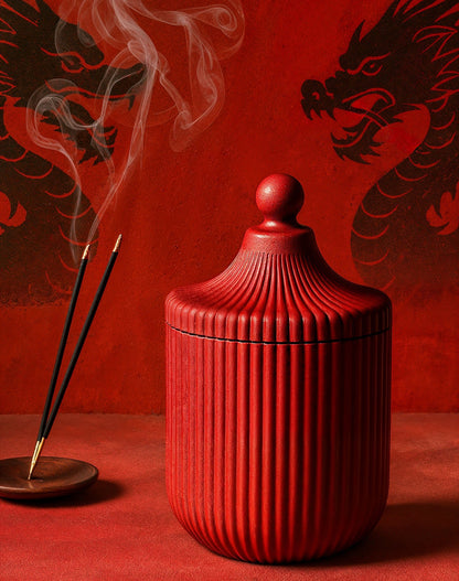 Dragon's Blood and Nag Champa| Incense Candles | 8 oz Coconut Wax - ZyndlCandles