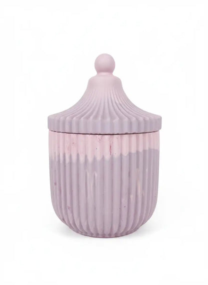 Feminine Candle in Pastel Purple Jar | 8 oz Coconut Wax - ZyndlCandles