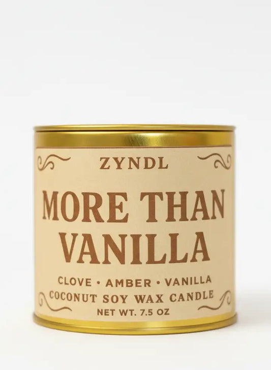 More Than Vanilla Scented Candle - ZyndlFall Candles