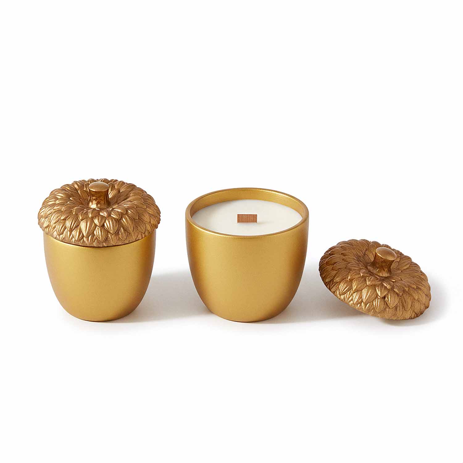 Pine Scented Candle - 8 oz Coconut Soy Wax with Wood Wick - ZyndlFall Candles