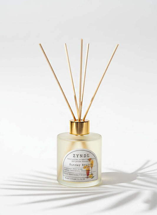 Sunday Brunch Room Diffuser – Champagne & Citrus Bliss | 6 oz - ZyndlRoom Diffusers